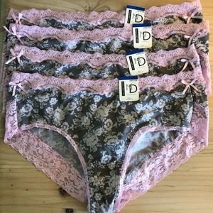 NWT Hipster panties. XL Set of 6.